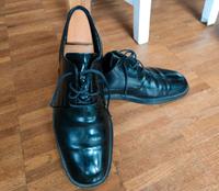 Schwarze Lloydschuhe in Größe 45 / 10, 5 Nordrhein-Westfalen - Hürth Vorschau