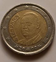 2€ münze Espana 2000 doppeltprägun,Fehlprägung,Materialüberschuss Niedersachsen - Cloppenburg Vorschau
