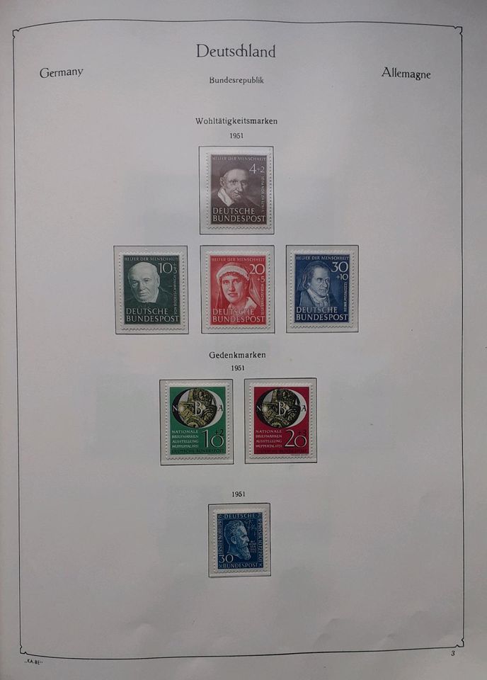 Deutsche Bundespost Postfrisch   1949 - 1980 in Bocholt