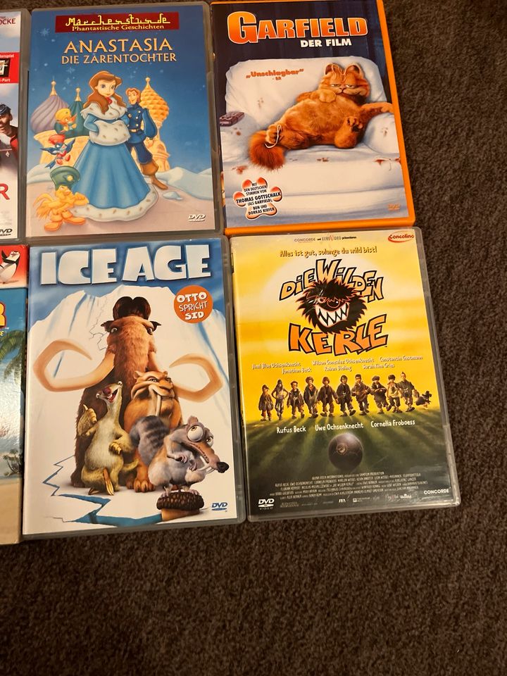 DVD,s Fliegende Klassenzimmer, Garfield, ICE Age usw. in Schöningen