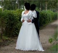 Brautkleid Hochzeitskleid Prinzessin Weiß Größe 44 - 48 Bayern - Finsing Vorschau