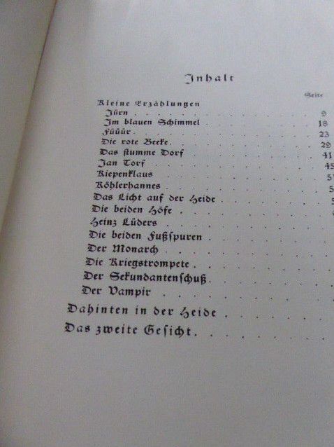 Klassiker Hermann Löns_Sämtliche Werke in 8 Bänden v 1923 in Bad Oldesloe