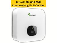 Growatt MIC 600 TLX entdrosseln Leistung erhöhen bis auf 800 / 1000 / 1500 / 2000 Watt Niedersachsen - Braunschweig Vorschau