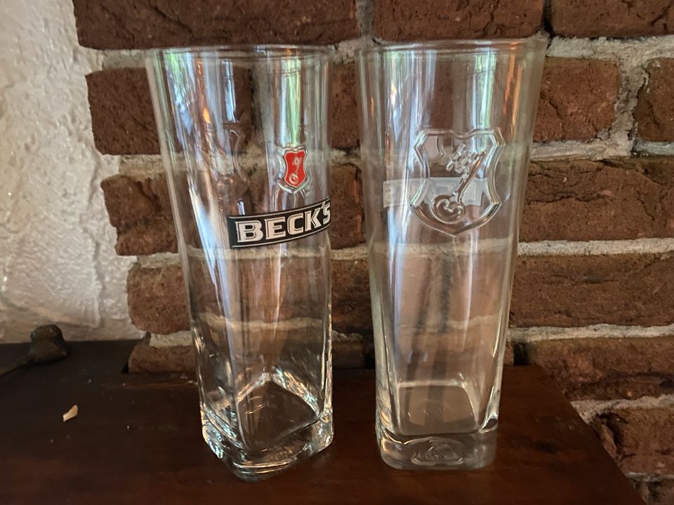 ❗️2 Beck‘s Bier Gläser 0,5l in Hamburg