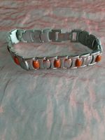 Armband aus Edelstahl, Steine rot-braun, nickelfrei, Unisex Baden-Württemberg - Baden-Baden Vorschau