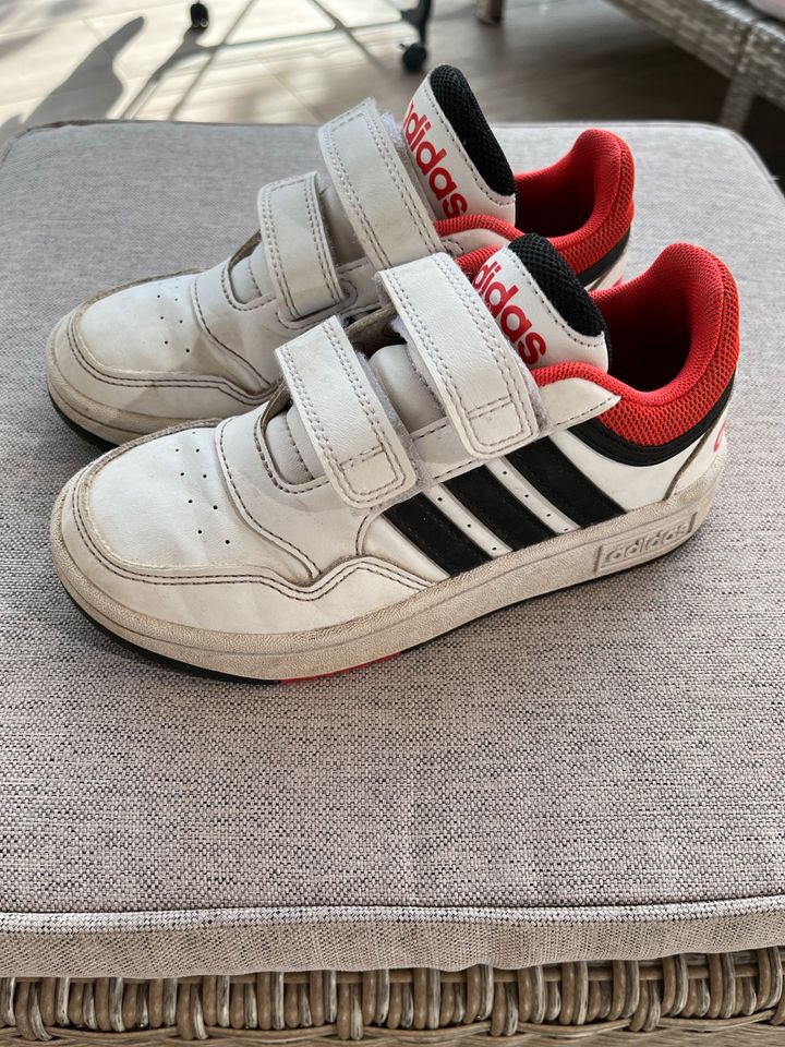 Adidas Schuhe Sneaker Kinder Größe 30 weiß in Rielasingen-Worblingen