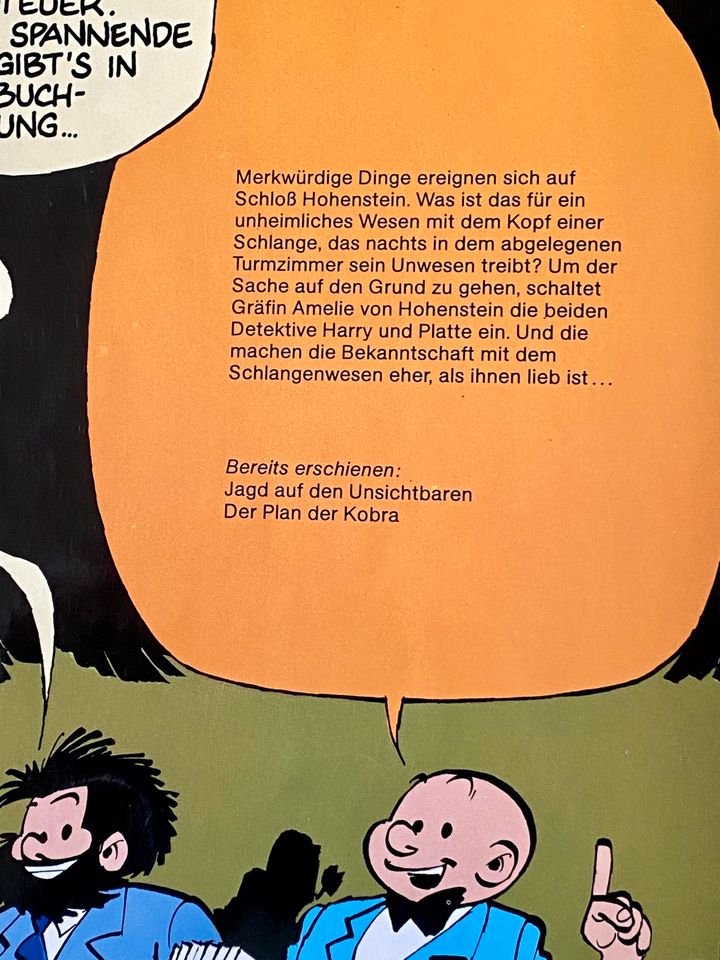 Sammlerstücke Harry & Platte, 2 Comic-Alben Erstauflage 1988 in Hamburg