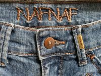Top❗️Naf Naf Jeans 36 34 XS S Gerade Verwaschen cool Sachsen - Brandis Vorschau