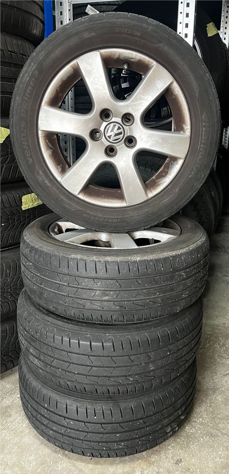 Sommerradsatz VW Polo 195/55 R15 85V 6Jx15 ET 43 5x100 EK1989 in Marktzeuln