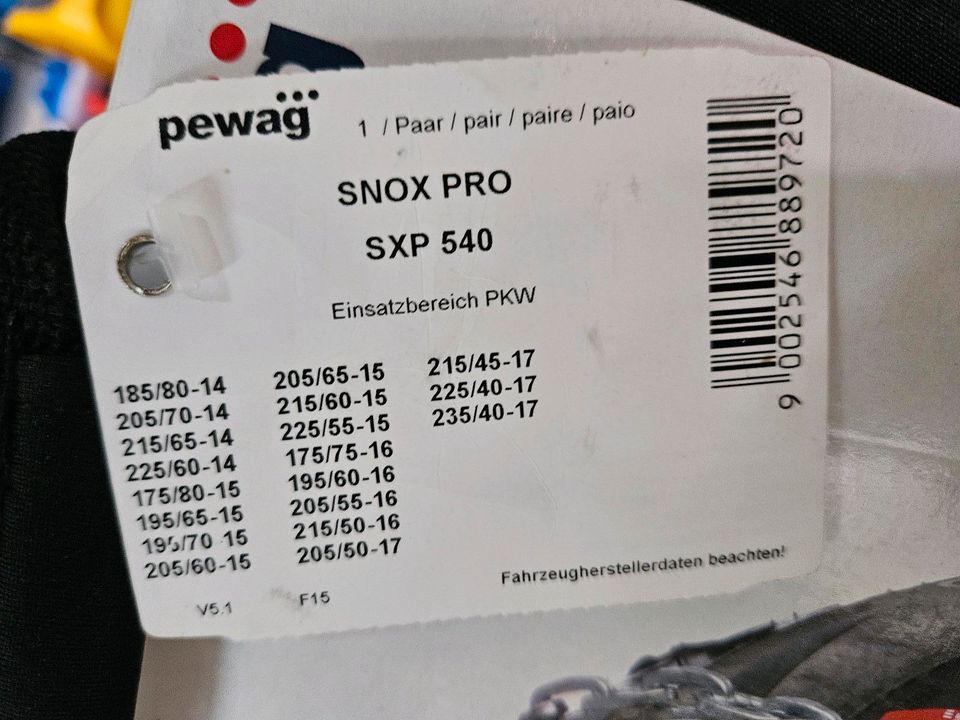 Pewag Schneeketten 88972 snox pro SXP 540, 1 Paar in Braunsbedra