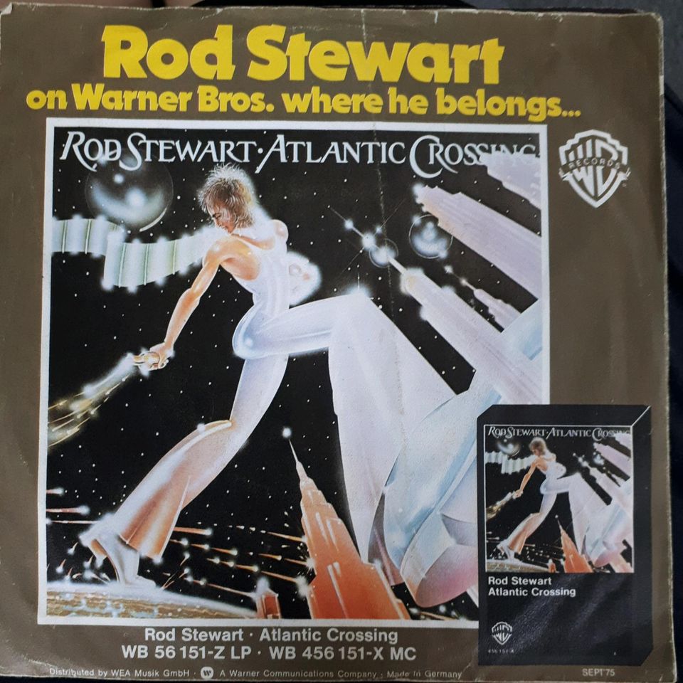 Single,  Rod Stewart,,Sailing 1975 in Paderborn