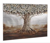 Wandbild Poster von XXL Lutz Baum 3D Silber Gold  Braun Niedersachsen - Langenhagen Vorschau