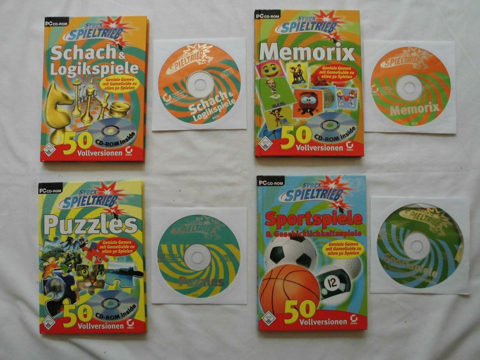 2 PC Spiel Box  Memorix Sport Geschicklichkeit u. Buch 3,- in Metzingen