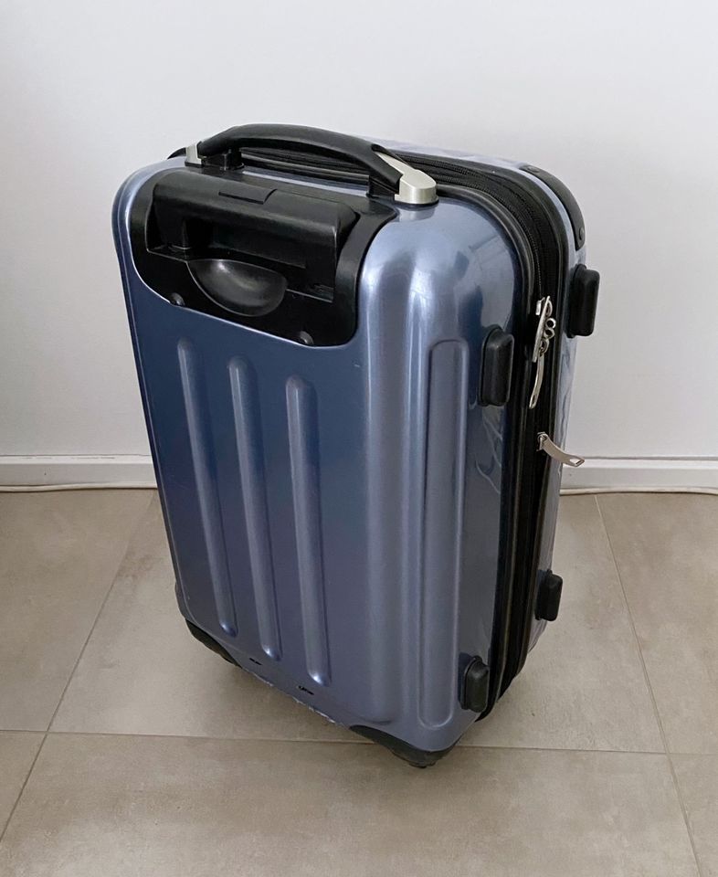 Koffer Hartschalenkoffer Farbe blau 50 x 33 x 22 cm in Calw