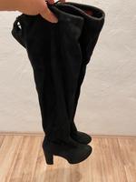 Overknees schwarz S.Oliver Gr. 40 Bayern - Trebgast Vorschau