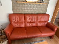 Ledercouchgarnitur (Sessel, Hocker, 2x Couch) Sachsen-Anhalt - Magdeburg Vorschau