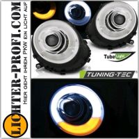 MINI Cooper R56 R57 R55 R58 R59 TubeLight Led Scheinwerfer chrom Hessen - Calden Vorschau