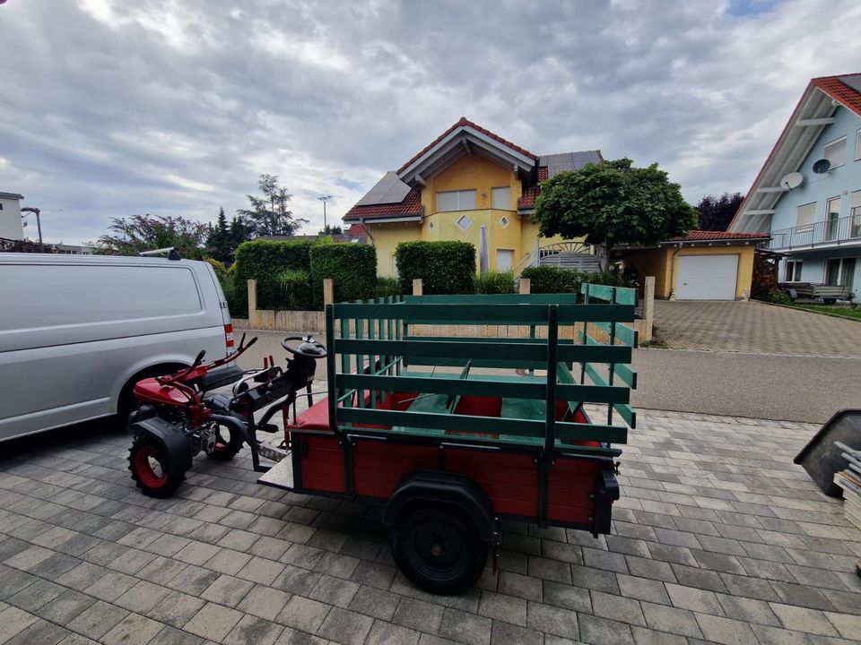 Agria 2400 Traktor inkl. Anhänger Neuwertig in Waldshut-Tiengen