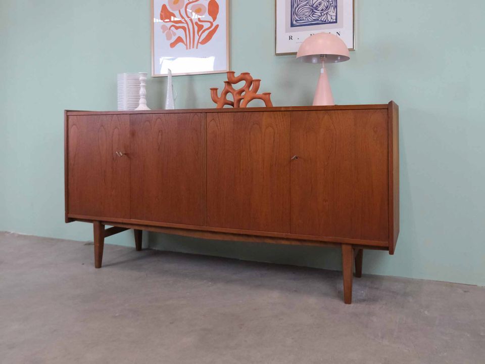 Vintage teak Sidebaord Kommode 50er 60er 70er MidCentury in Gießen