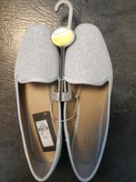 Glitzerschuhe Glitzerballerina silber Schuhe 41 Hochzeit Braut Ubstadt-Weiher - OT Stettfeld Vorschau