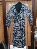 Sommerkleid Ulla Popken schwarz/weiß Gr. 42/44 mit offenen Ärmeln Niedersachsen - Garbsen Vorschau