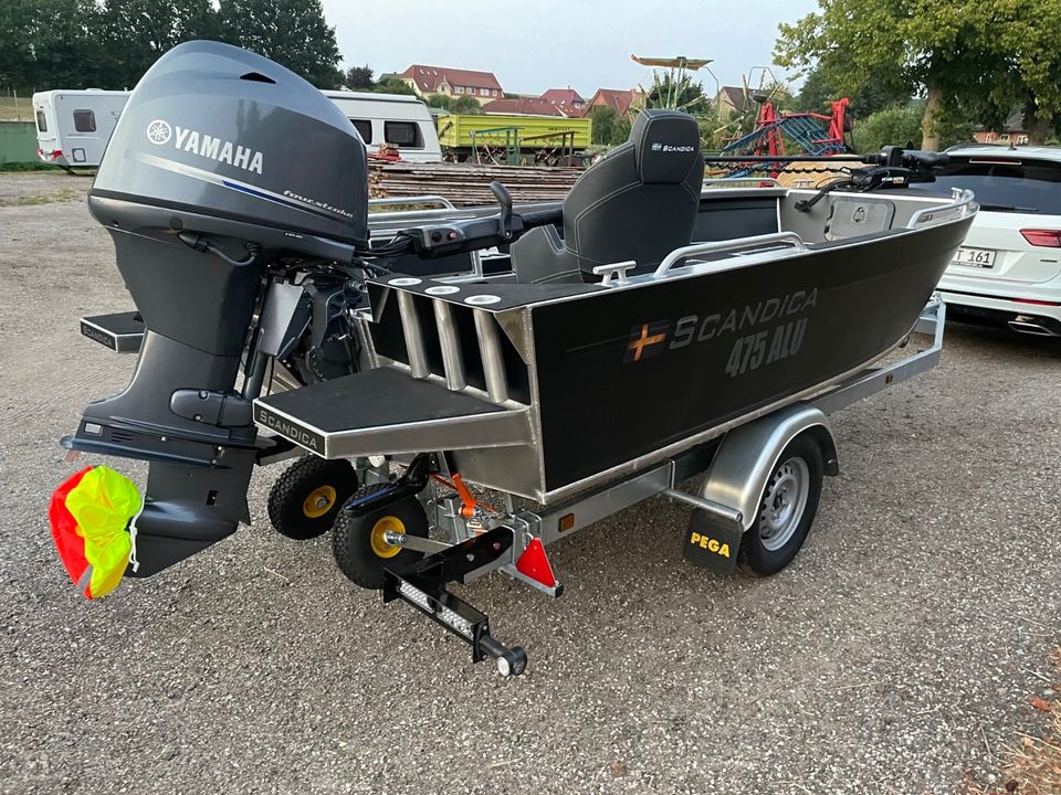 SCANDICA Alu 475 Tiller Aluboot +Yamaha F50 "NEU" auf Lager in Bad Segeberg