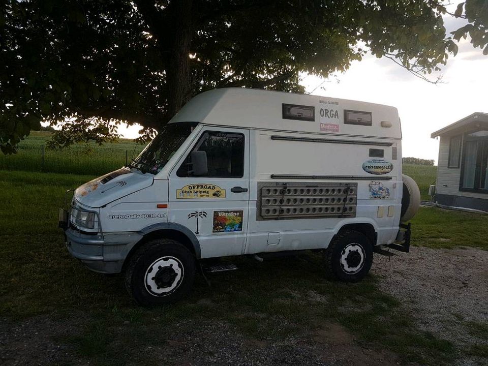 Allrad Expeditions - Wohnmobil Iveco 40-10 Oldtimer H 4x4 Offroad in Droyßig