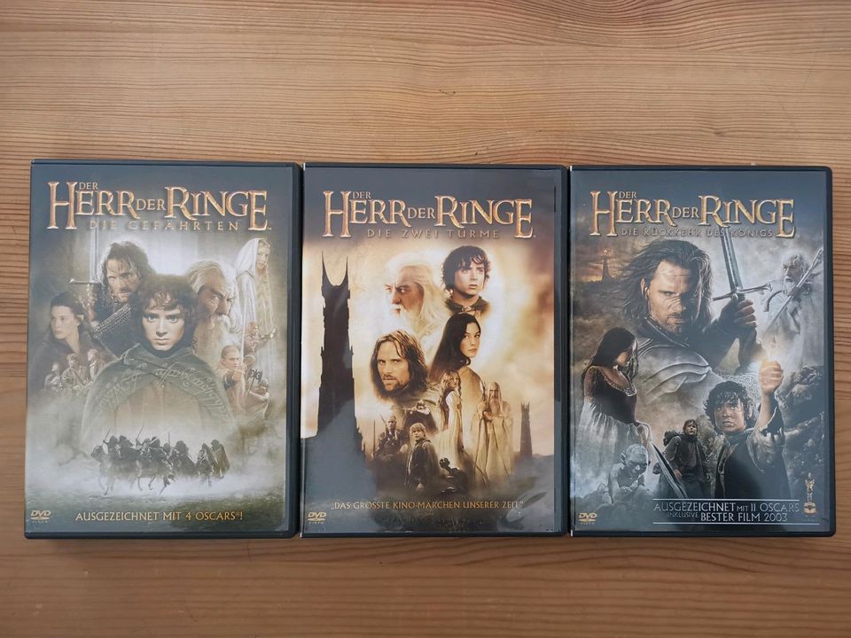 DVD "Herr der Ringe" - Trilogie in Weilheim