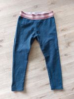 ☆ schöne blaue Leggings ☆ Hose ☆ Gr. 110 ☆ m Glitzer TOP  Nordrhein-Westfalen - Enger Vorschau