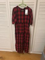 Langes Kleid mit Karomuster von Desigual Größe XS-S mit Etikett Nordrhein-Westfalen - Bad Oeynhausen Vorschau