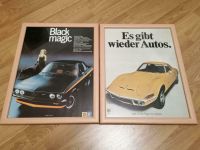 Opel Bilder gerahmt - Manta Black magic und Opel GT Hessen - Weiterstadt Vorschau