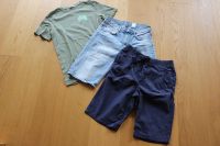 3 Teile H&M - 1 T-Shirt, 1 Jeansshort, 1 Schlupfshort Baden-Württemberg - Freudental Vorschau