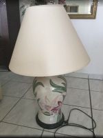 Lampe Tischlampe Porzellan Seidenschirm Niedersachsen - Lathen Vorschau