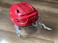 Bauer REAKT 150 Eishockey Helm + Visier Rot M Hessen - Lampertheim Vorschau