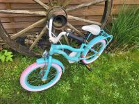 Kinder Fahrrad türkis weiß pink Cruiser 16 Zoll Schleswig-Holstein - Norderstedt Vorschau