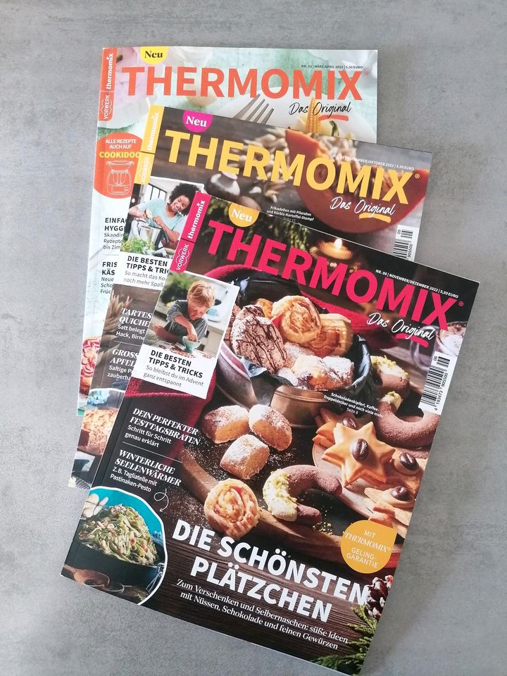 Verschiedene Thermomix Bücher, Kochbuch, Magazine, Finessen Hefte in Cramberg