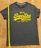 Superdry Vintage Herren T-Shirt, XL, Grau mit gelbem Print Niedersachsen - Oyten Vorschau
