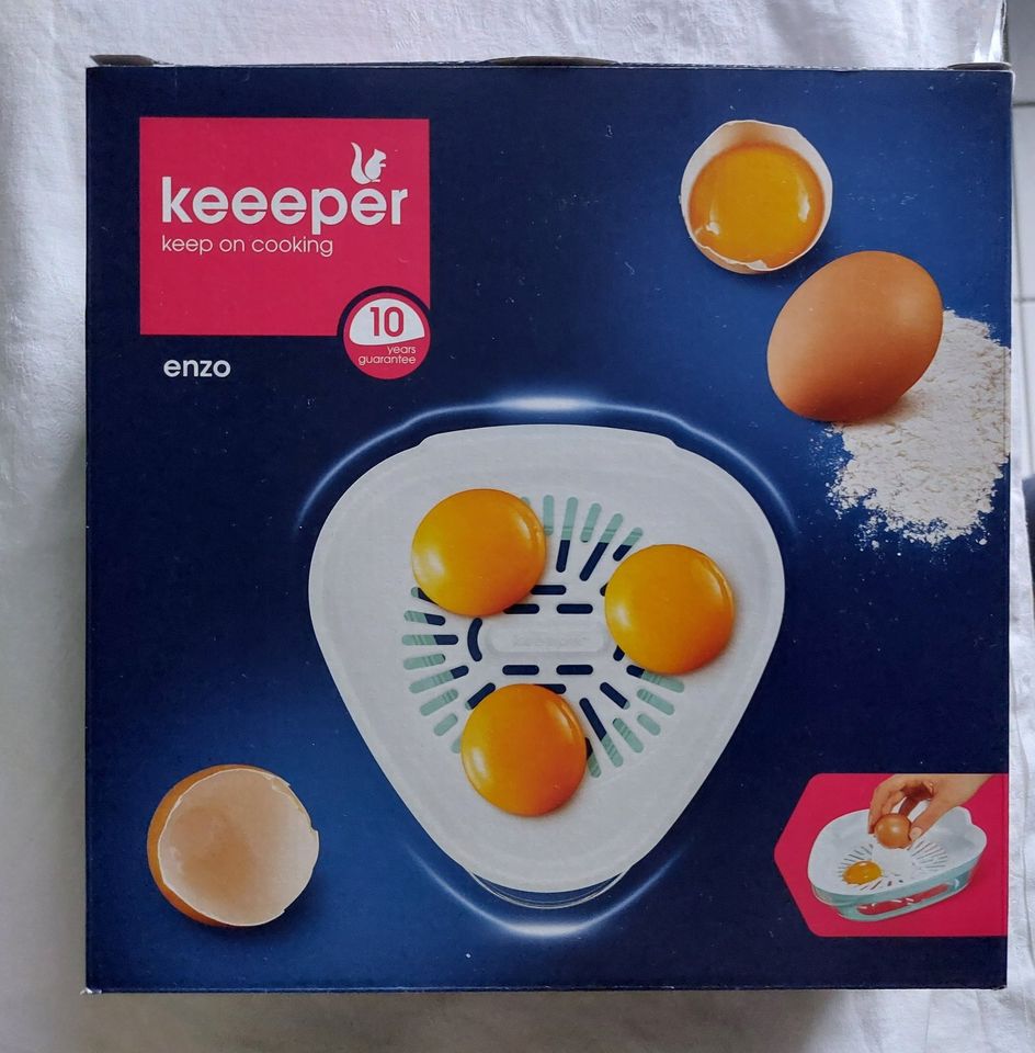 keeeper Eiertrenner »enzo«, inkl. Auffangschale aquablau/weiß in Bayern -  Coburg | eBay Kleinanzeigen ist jetzt Kleinanzeigen