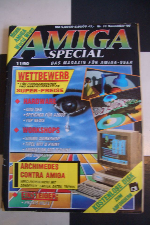 AMIGA Computer Magazin, 4 Hefte, 90er Jahre in Regensburg