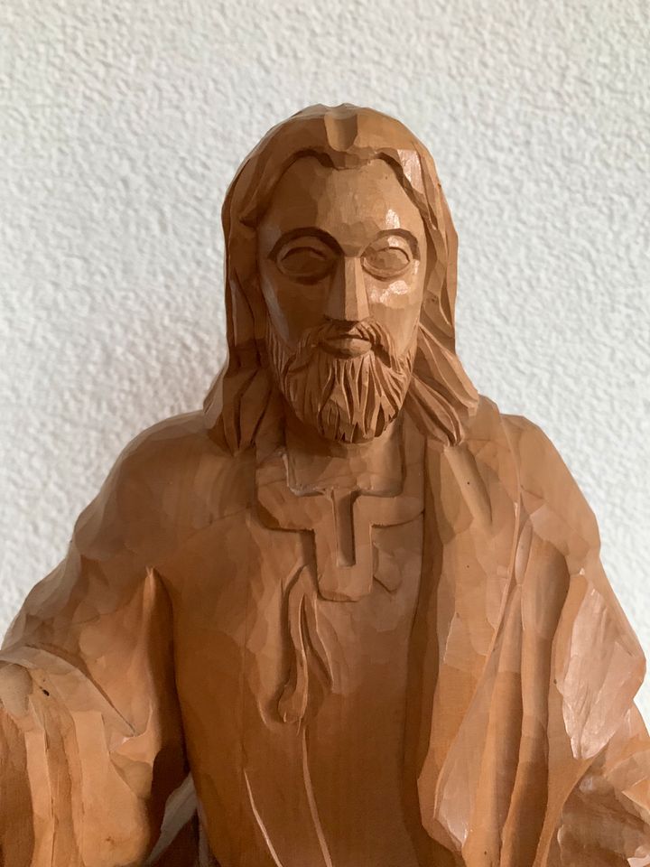 Holzfigur Christus Jesus Apostel in Seeg
