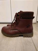 Deichmann Schnürboots Stiefel easy street Gr. 5,5 (38,5) weinrot Sachsen - Halsbrücke Vorschau