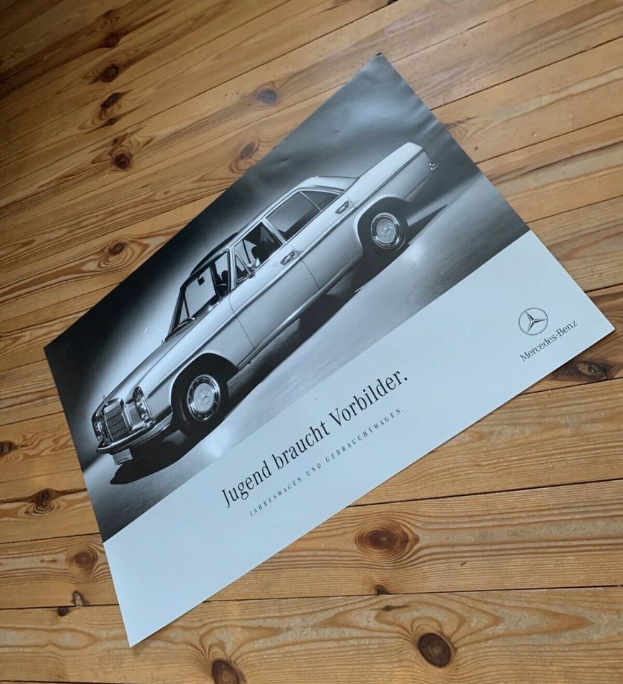 NOCH ZU HABEN!!! Poster Mercedes Benz /8 W114 W115 Strich 8 Acht in Lichtenau