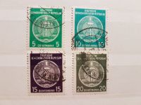 Briefmarken DDR 4x Dienstmarken, Buchdr. Zirkelrechts, gest. Borsdorf - Zweenfurth Vorschau
