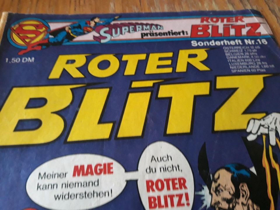 Roter Blitz * Sonderheft Nr. 16 * 1977 * Original * Sannelwürdig in Vlotho