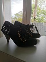Buffalo high heels pumps Schuhe leder schwarz Gold 37 Frankfurt am Main - Bockenheim Vorschau