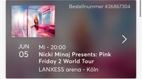 Nicki Minaj Konzert 5.6 Köln Sitzplatz Baden-Württemberg - Kronau Vorschau