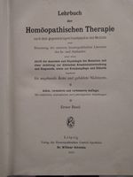 Lehrbuch der Homöopathischen Therapie..... Baden-Württemberg - Friesenheim Vorschau