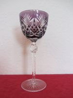 Römer-Glas Wein-Pokal, Kristall-Glas Überfang lila, 22,8cm! Schleswig-Holstein - Lübeck Vorschau