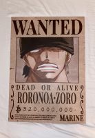 One Piece Zoro Wanted Metallposter von Displate Nordrhein-Westfalen - Warendorf Vorschau