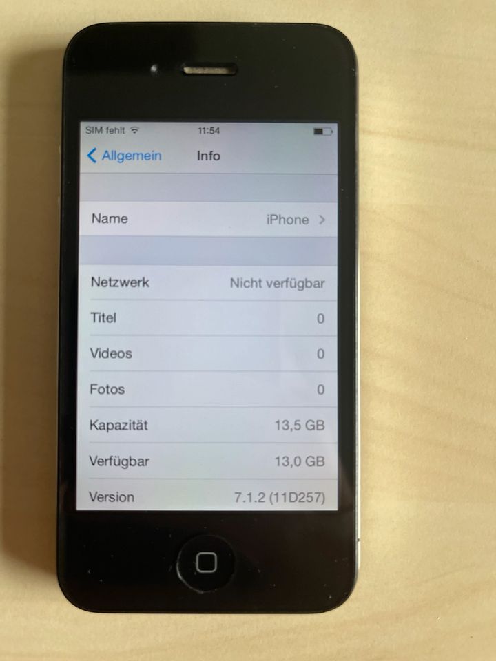 iPhone A1332 iPhone 4 16 GB 512MB TOP Zustand Sammler! in Bad Sobernheim